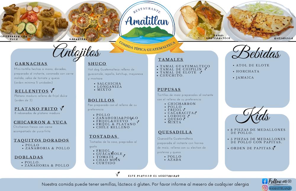Amatitlan Menu image 1