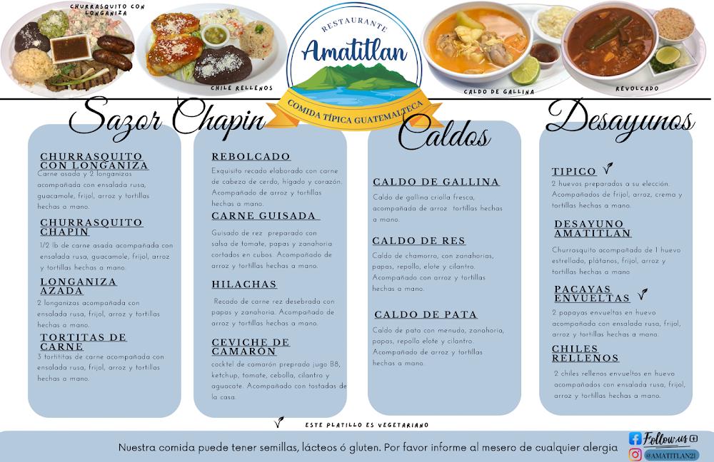 Amatitlan Menu image 2