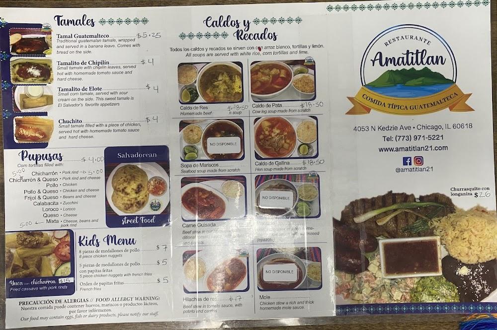 Amatitlan Menu image 4